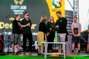 Zdjęcie z festiwalu, wręczenie nagród za najlepsze piwo 2019