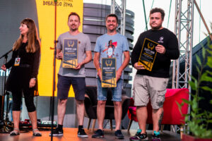 Zdjęcie z festiwalu, laureaci konkursu na najlepsze piwo WFDP 2019